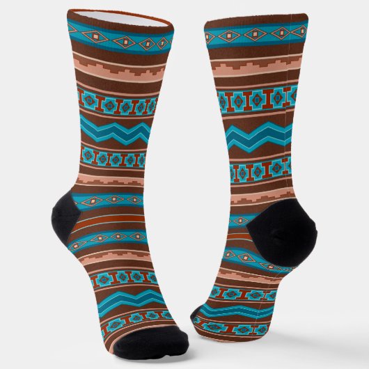 Chaussette Southwest Style Geometric Cameron Gorge Design (Angulaire)