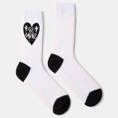 Chaussette Soyez les Chaussettes d'équipage Valentine de la m (Droite)