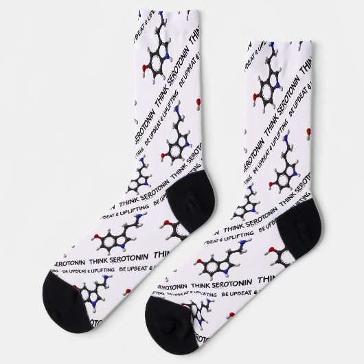 Chaussette Soyez Optimiste Et Optimisant Penser La Molécule D (Gauche)