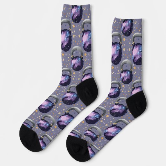 Chaussette Space Galaxy Kettlebell (Gauche)