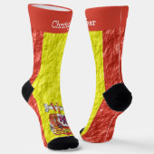 Chaussette Spanish Flag Design (Angulaire)