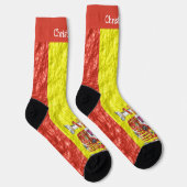 Chaussette Spanish Flag Design (Droite)