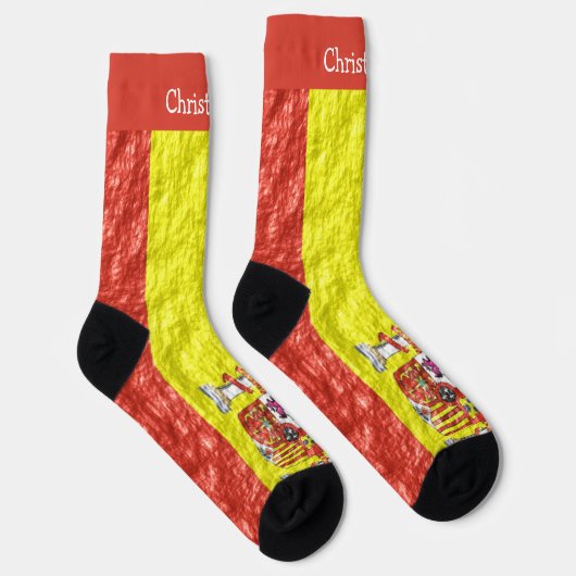 Chaussette Spanish Flag Design (Droite)