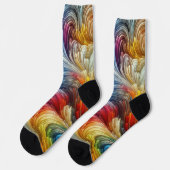 Chaussette Spectre Abstrait contemporain (Gauche)