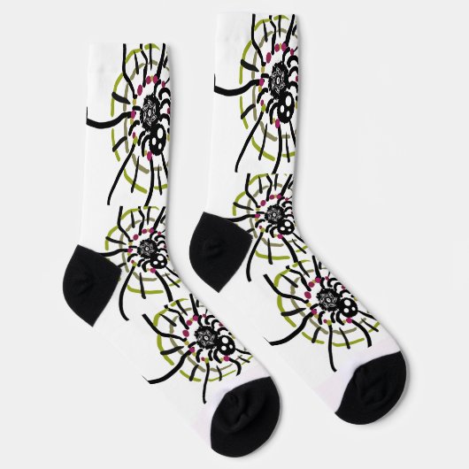 Chaussette Spider cool Halloween (Droite)