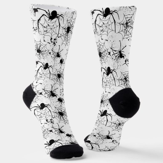 Chaussette Spiderweb Pattern Halloween  (Angulaire)