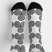 Chaussette Spirales noires triples Thunder_Cove (Haut)