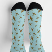 Chaussette Spirfire Avions Aviation Theme Blue (Haut)