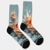 Chaussette Splash tropical (Droite)