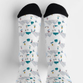 Chaussette Sports d'hiver Vacances Motif (Haut)