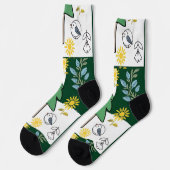 Chaussette Spring design women's socks  (Gauche)
