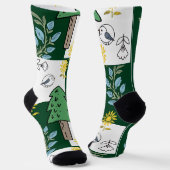 Chaussette Spring design women's socks  (Angulaire)