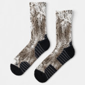 Chaussette "Squelette (Abstrait)" Chaussettes d'équipage (Gauche)