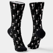 Chaussette squelette d'Halloween avec une épée (Angulaire)