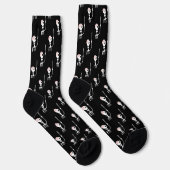 Chaussette squelette d'Halloween avec une épée (Droite)