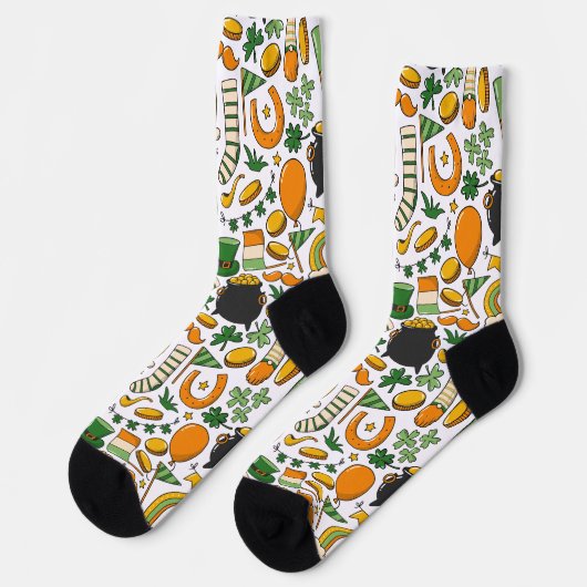 Chaussette St. Patrick's Day Fun Chaussettes Joueuses et Colo (Gauche)
