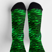 Chaussette St. Patrick's Day Green Tiger Stripes (Haut)
