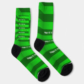 Chaussette St. Patrick's Day Joyeuses Chaussettes d'anniversa (Droite)