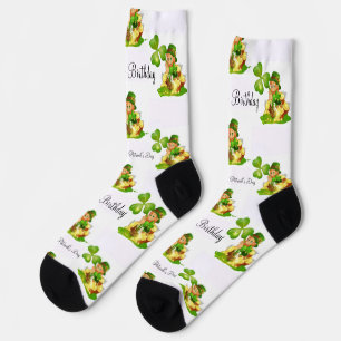 Chaussette St. Patrick's Day Joyeuses Chaussettes d'anniversa