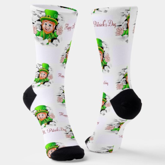 Chaussette St. Patrick's Day Joyeuses Chaussettes d'anniversa (Angulaire)