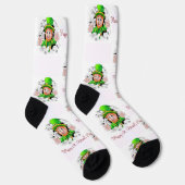 Chaussette St. Patrick's Day Joyeuses Chaussettes d'anniversa (Droite)