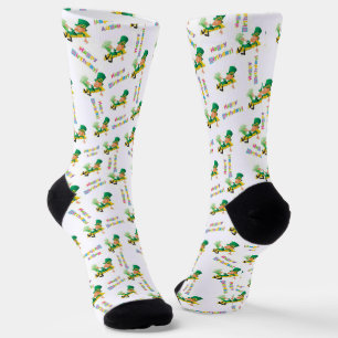 Chaussette St. Patrick's Day Joyeuses Chaussettes d'anniversa