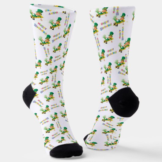 Chaussette St. Patrick's Day Joyeuses Chaussettes d'anniversa (Angulaire)