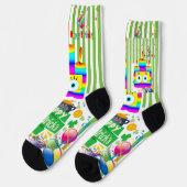 Chaussette St. Patrick's Day Joyeuses Chaussettes d'anniversa (Gauche)