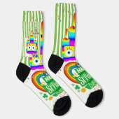 Chaussette St. Patrick's Day Joyeuses Chaussettes d'anniversa (Droite)