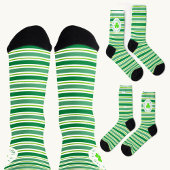 Chaussette St. Patrick's Day Stripes All-Over-Print Socks