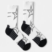 Chaussette Star Imprimé Image beau look Cool élégant (Droite)