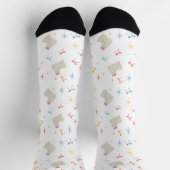 Chaussette Starry Sparkle mignon voeu chiot (Haut)