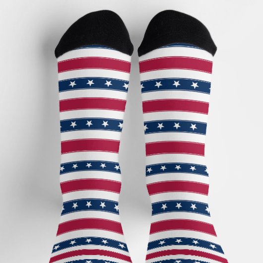 Chaussette Stars and Stripes USA (Haut)