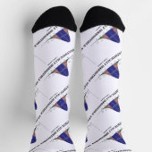 Chaussette Statistique Irrésistible Geek Humour (Haut)