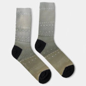 Chaussette Steampunk Métal Argent Avec Rivets (Droite)