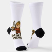 Chaussette Sticker Algebra Warrier - Mignonne Héros Math (Angulaire)