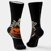 Chaussette Sticker Halloween éffrayant (Angulaire)