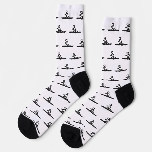 Chaussette Stickman à la rame (Gauche)