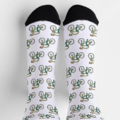 Chaussette Stickman cycliste (Haut)