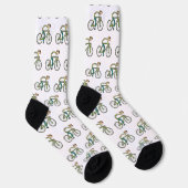 Chaussette Stickman cycliste (Droite)