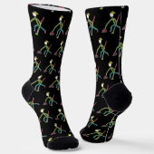 Chaussette Stickman de curling (Angulaire)