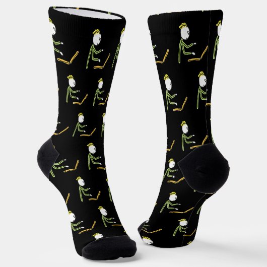 Chaussette Stickman Tech Guy (Angulaire)