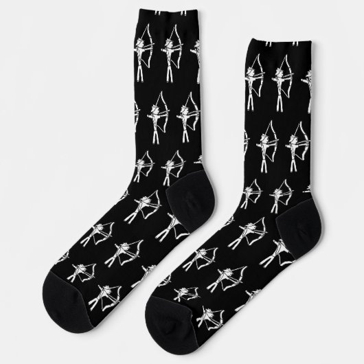Chaussette Stickman Tir à l'arc (Gauche)