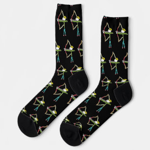 Chaussette Stickman Tir à l'arc