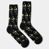 Chaussette Stickman Tir à l'arc (Droite)