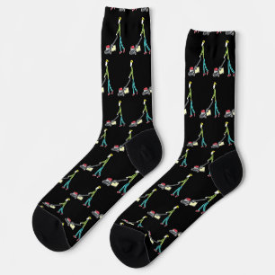 Chaussette Stickman Tonte de Pelouse
