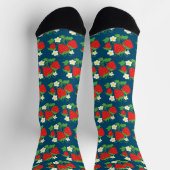 Chaussette Strawberry and Flowers Pattern (Haut)