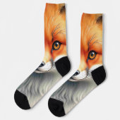 Chaussette Striking Eyes of a Cunning Red Fox   (Gauche)
