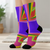 Chaussette Style Art moderne abstrait esthétique coloré