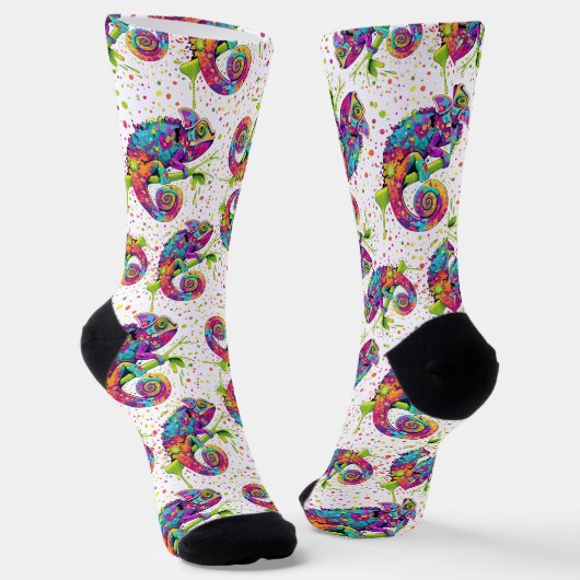 Chaussette Style d'aquarelle des teintures Chameleon (Angulaire)
